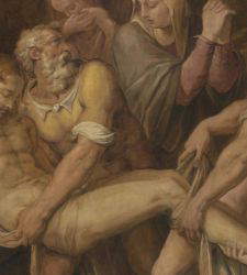 A painting by Giorgio Vasari has resurfaced; it depicts the Carrying of Christ to the Tomb