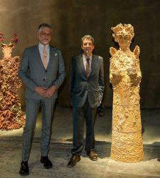 Giuli on guided tour of Italy Pavilion: "With Buttafuoco no personal conflict"