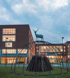 An igloo by Mario Merz in front of the Candiolo Cancer Institute to mark the Foundation&rsquo;s 40th anniversary 