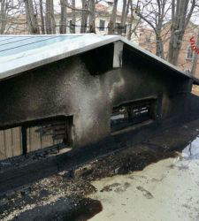 Venice, Serbia Pavilion fire. No injuries or damage inside