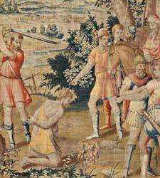 Ferrara: Restoration of the Tapestry Depicting the Beheading of St. George Begins at the Cathedral Museum