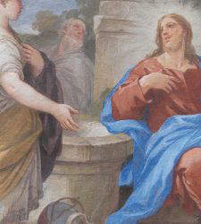 A rare painting by Luca Giordano—a fresco on a wicker mat—acquired by the Uffizi