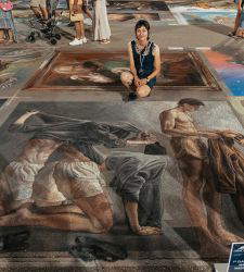 Giulia Monzani aus Grazie di Curtatone (Mantua) legt noch einmal nach und triumphiert erneut bei den Madonnari