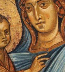 Un oubli nous prive d'une rare peinture du 13e si&egrave;cle du ma&icirc;tre du baptist&egrave;re de Parme