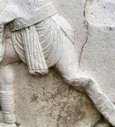 Apollosa (Benevento), r&ouml;misches Grabdenkmal mit Gladiatorenszenen entdeckt