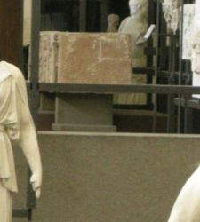 Flooding at the Vatican Museums: water on the statues of the Profane Gregorian