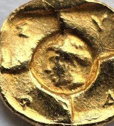En Agrigento, en la necr&oacute;polis de Maddalusa, ha salido a la luz una rara moneda de oro del siglo V a. C.