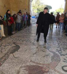 Ravenna will das Mosaik von Montalbini behalten. Aber die Superintendentur l&auml;sst es abbauen 