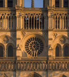 Notre-Dame: comienzan las obras de restauraci&oacute;n del roset&oacute;n occidental y de la fachada norte