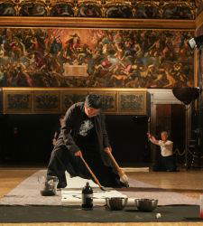 Venice: Chinese calligraphy takes center stage in a performance in the Sala dello Scrutinio at the Doge’s Palace