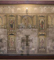 Mailand, Beginn der Restaurierung des Paliotto dei Santi f&uuml;r den Goldenen Altar von Sant'Ambrogio