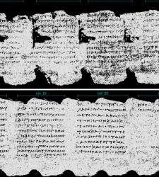 Se ha desenrollado digitalmente y se ha le&iacute;do un papiro de Herculano: el proyecto Vesuvius Challenge lo desvela