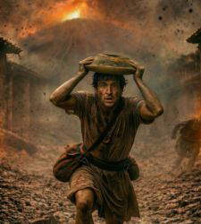 Pompeya, la huida de una v&iacute;ctima de la erupci&oacute;n reconstruida por primera vez con inteligencia artificial 