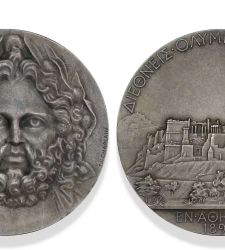 La primera medalla ol&iacute;mpica de 1896, vendida por 120.000 euros