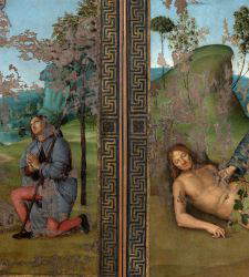 Rafael, extraordinario descubrimiento: el dibujo del estandarte de la Trinidad reaparece tras su restauraci&oacute;n