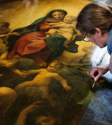En Dresde se est&aacute; restaurando la &laquo;Virgen de San Sebasti&aacute;n&raquo; de Correggio