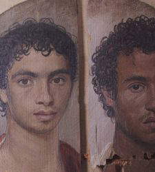 The "Tondo of the Two Brothers," one of the most beautiful portraits from Fayum, has been restored: it will be on display in Rome