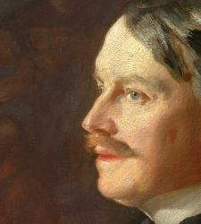 Museo Horne, retrato restaurado de Herbert Percy Horne, fundador de la casa museo florentina 