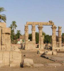 Egypt, a lake sacred to Maat and three chapels dedicated to Osiris emerge at Karnak