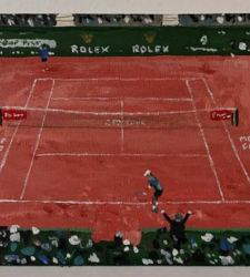 Dal campo all&rsquo;arte in 24 ore: Sinner vince a Montecarlo e diventa opera d&rsquo;arte...ma non &egrave; la prima volta!