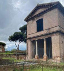 Appian Way Archaeological Park, restoration of the Tomb of the Pancras has begun