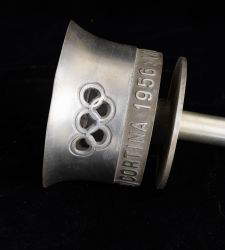 Auctioning a rare 1956 Cortina Olympic flashlight, symbolic bridge to Milan Cortina 2026