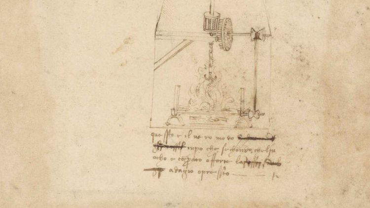 Le tournebroche automatique de Léonard de Vinci : voilà comment ce génie voulait cuire ses rôtis