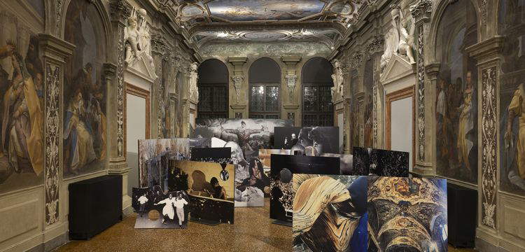 Le v&eacute;ritable pavillon am&eacute;ricain de la Biennale, c'est l'exposition de Prince et Jafa &agrave; la Fondation Prada