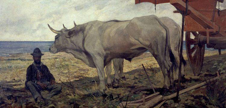 La dure vie des champs de la Maremme dans les &oelig;uvres des Macchiaioli