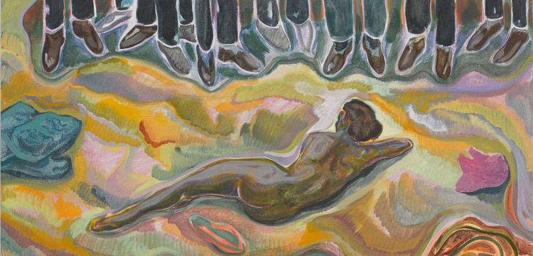 Michael Armitage en Venecia, monumental e inquietante. C&oacute;mo es la exposici&oacute;n en el Palazzo Grassi