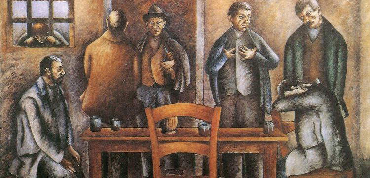 Ottone Rosai und das zerbrochene Gemeinschaftsgef&uuml;hl in der Osteria