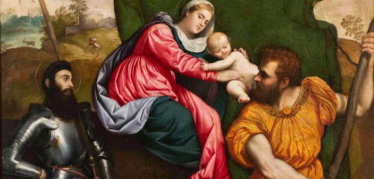 Als Christus die Schultern des Christophorus verl&auml;sst: das Manfron-Altarbild, ein Meisterwerk von Paris Bordon