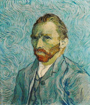 Vincent Van Gogh, Autoritratto del 1889 conservato al MusÃ©e d'Orsay di Parigi