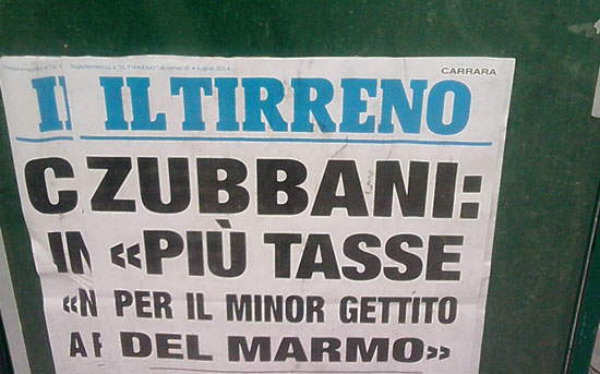 Zubbani, piÃ¹ tasse per i cittadini